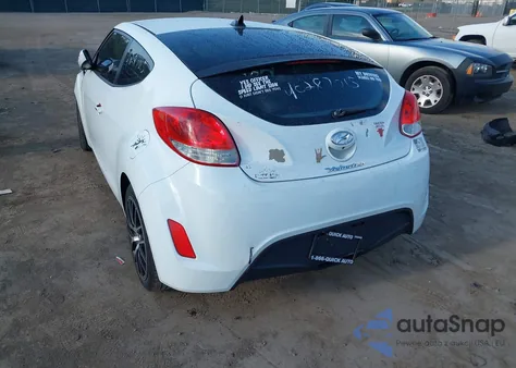 2014 Hyundai Veloster Base W/Black из США, поврежденный, VIN KMHTC6AD0EU204382